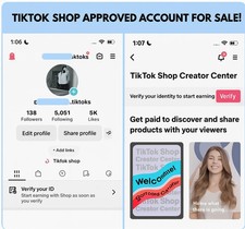 TikTok Shop for Creator Acct | TikTok Shop Affiliate | Pre-Approved | USA | 5k+ picture