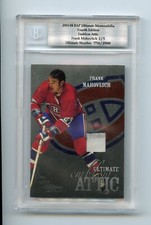 03-04 BAP Ultimate Emblem Attic Frank Mahovlich 2/5 Canadiens Game-Used Patch picture