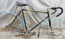 1970 Vintage Peugeot Road Bike Frame Set 58cm Large France Lugged Steel Fixie SS picture