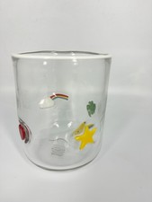 Anthropologie Icon Juice Glass “Luck” New in Box  Single Glass picture
