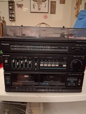 Panasonic SG-D15 Vintage Stereo System Working 80's Dual Cassette Record Radio picture
