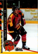 David Clarkson 2001-02 Belleville Bulls picture