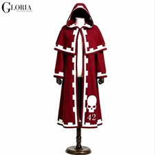 Tech Priest Red Robe Cosplay Costume–Warhammer Inspired Hooded Mechanicus Outfit picture