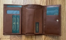 Tocco Barocco by Style R Tan Leather Wallet Italy Dimensions 6