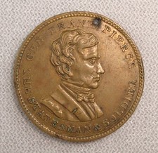 1852 Franklin Pierce Campaign Token XF picture