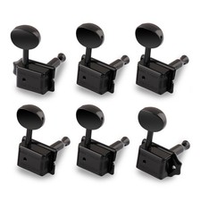 Wilkinson Vintage Guitar Tuning Pegs Guitar String Tuners Machine Heads Black 6R picture