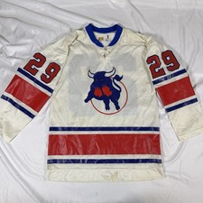 Vintage 1970s Birmingham Bulls WHA Hockey Jersey #29 T Bonner Russell S picture