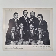 Jackson Southernaires Vintage 1987 Promo Photo Black Gospel Malaco Quartet 8x10 picture