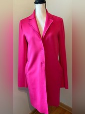 Carolina Belle Montreal Women's Jacket Coatigan coat Pink Button Bright NWT S picture
