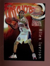 1997-98 TOPPS CHROME ALLEN IVERSON SEASON'S BEST HOT SHOTS #26 picture