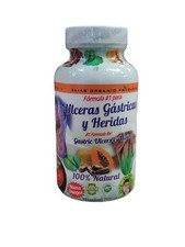 ULCERAS GASTRICAS Y HERIDAS NATURAL 60 CAPSULAS GASTRIC ULCERS 500MG  picture