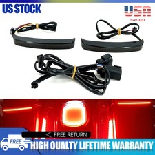 Saddlebag Tail Light Running Brake Sequential Turn Signal LED Smoke Lens picture