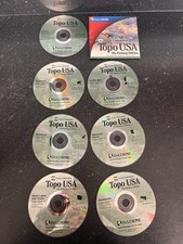 Delorme Trout Unlimited Topo USA Fly-Fishing Edition –Complete 8 Disc Set W/Case picture