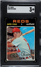 1971 Topps Pete Rose #100 SGC 3 Graded Vintage Baseball Card picture