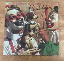 * BUTTHOLE SURFERS * signed vinyl album * LOCUST ABORTION TECHNICIAN * COA picture