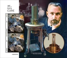 2025 04- LIBERIA- PIERRE CURIE 165TH II     2V complet set MNH/** picture