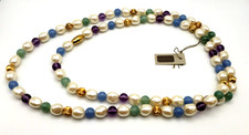 Avon Vintage 1986 Impressionistic Pastels Necklace 36