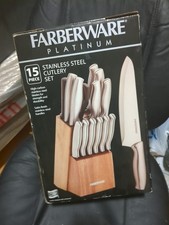Farberware Platinum 15 Piece Stainless Steel Cultery Set NEW picture