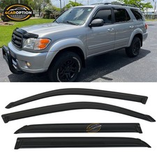 Fits 01-07 Toyota Sequoia Window Visors Rain Sun Guard Vent 4Pc Set picture