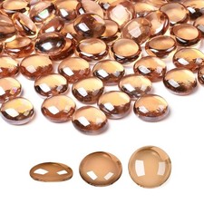 5.5lb Champagne-colored glass fire pit rocks  for filling vases/garden landscaps picture
