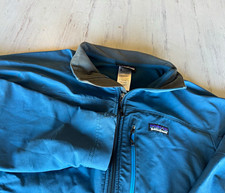 Patagonia Guide Jacket Mens L Blue Softshell Full Zip Hiking Climbing Outdoor picture