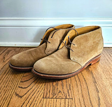 Oak Street Bootmakers Tan Suede Chukka Size 10.5 picture