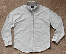 Noah NYC mens Brown OCBD striped button down Preppy Oxford shirt size M Portugal picture