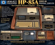 Vintage HP-85A Series 80 Computer Hewlett Packard Working Powers On + Case RAM picture