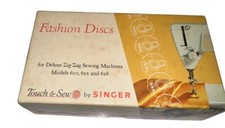 12 Vintage Singer Stitch Pattern Fashion Discs Top Hat Cams Part 21976 picture