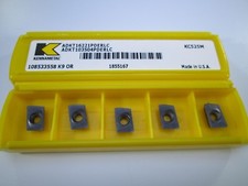 LOT OF ( 10 ) NEW KENNAMETAL ADKT16221PDERLC KC525M CARBIDE CUTTING INSERTS picture
