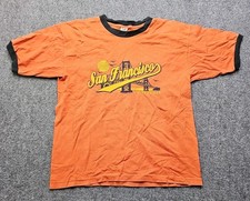 Vintage  San Francisco Retro Golden Gate Bridge Orange Alstyle Apparel  RARE picture