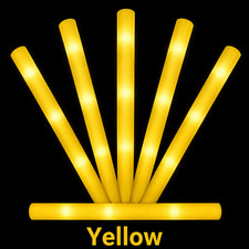 Bulk LED Foam Glow Sticks 50-1000 Pack Flashing Light Up Party Rave Wedding picture