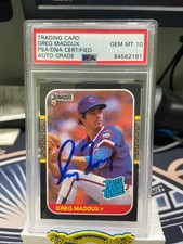 2001 Donruss #RR21 Greg Maddux Rookie Reprints #/1987 picture