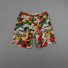Loudmouth Golf Shorts Mens 38 Green Red Golf Chino Aloha Hawaiian Pinup Woody picture