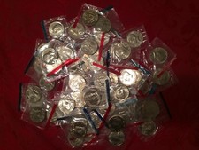 1971-1999 P, D Kennedy half dollars in Mint Cello BU set 54 coin Run US Coin Lot picture