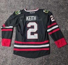 Chicago Blackhawks Reebok CCM Duncan Keith NHL Jersey Size 50  picture