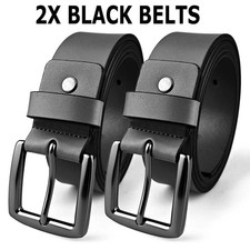 Men’s belts,Full Grain Genuine Leather Casual Dress Jeans Belts for Men  picture