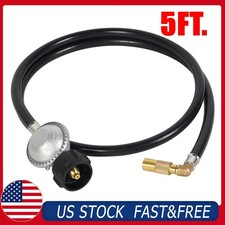 5FT Propane Regulator Hose with 90 Degree Elbow Adapter for Blackstone 17