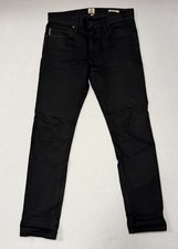 Kato by Hiroshi Kato The Needle Selvedge Jeans Size 31X30 Black Denim 4-Way picture