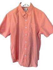 Volcom Men’s Medium NWOT Tangerine Button Up Shirt picture