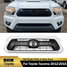 For 2012-2015 Toyota Tacoma Front Bumper Upper Grille Assembly 040 Super White picture
