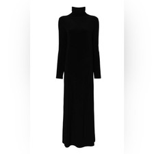 Norma Kamali Black Long Sleeve Dress NWT Size Small picture