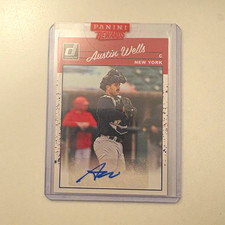 2023 Panini Donruss Retro 1990 Signatures Austin Wells #90S-AW (AU, RC) picture