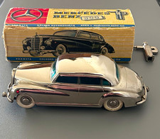 Prameta Mercedes-Benz 300 Wind-Up Toy Car w/ Box & Key Vintage 1950 picture