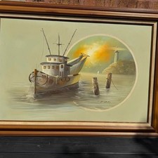 Vintage Oil Painting - signed picture