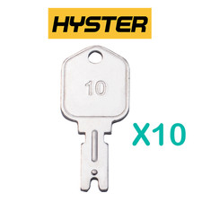 10 Ignition Start Starter Keys Daewoo Hyster Yale Gradall Clark JLG Forklift picture