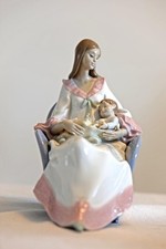 Lladró My Little Treasure Mint Condition Mother & Baby Retired Polope Retail$599 picture