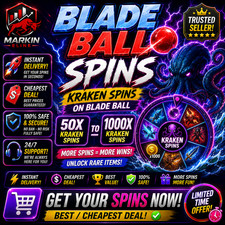 BLADE BALL SPINS | 🔥 50X - 1000X KRAKEN SPINS BLADE BALL | CHEAPEST DEAL ✅ picture
