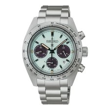 SEIKO Prospex Speedtimer SSC965 Chronograph Watch Opal Green Dial New In Box picture