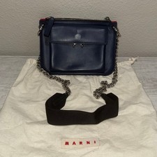Marni Bandoleer Two Tone Pocket Crossbody Bag picture